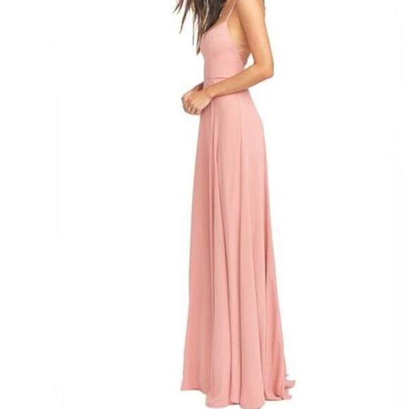 NWT Show Me Your Mumu Rustic Mauve Godshaw Goddess Gown Maxi Dress 2XS - Picture 3 of 11